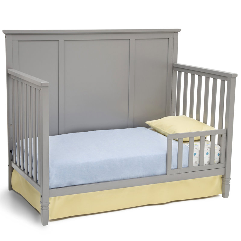 Easton 4 in 1 Convertible Crib Gray